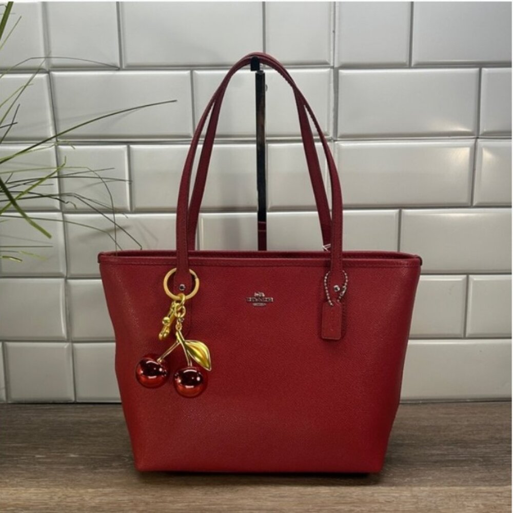 Coach Red Molly Satchel